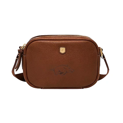 Fossil  Arkansas Razorbacks Danni Leather Crossbody Bag