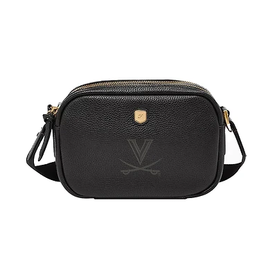 Fossil Virginia Cavaliers Danni Leather Crossbody Bag