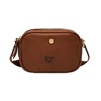 Fossil  Kansas Jayhawks Danni Leather Crossbody Bag