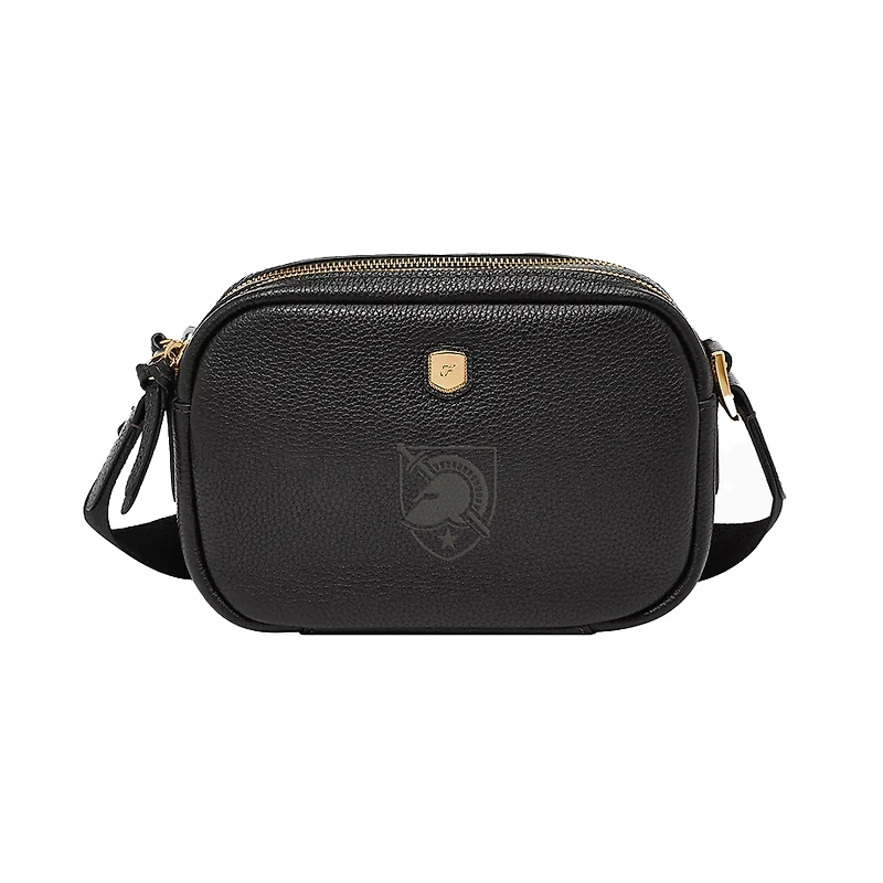 Fossil Army Black Knights Danni Leather Crossbody Bag