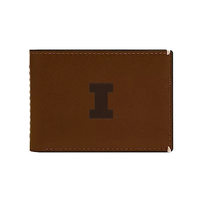 Fossil  Illinois Fighting Illini Westover Leather Front Pocket Wallet