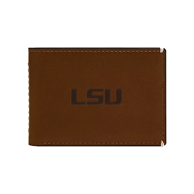 Fossil  LSU Tigers Westover Leather Front Pocket Wallet