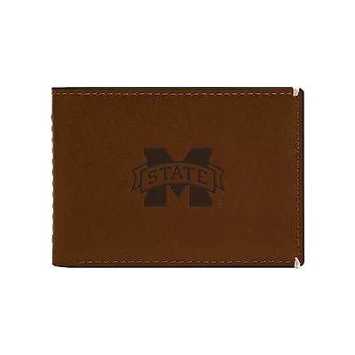 Fossil  Mississippi State Bulldogs Westover Leather Front Pocket Wallet