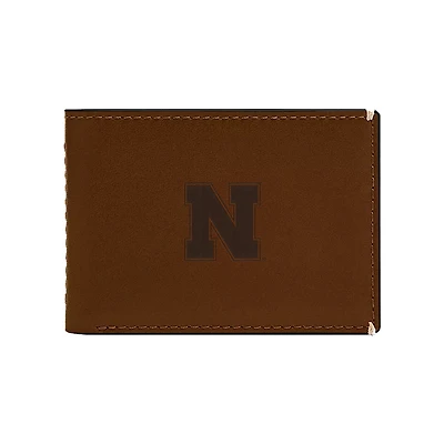 Fossil  Nebraska Huskers Westover Leather Front Pocket Wallet