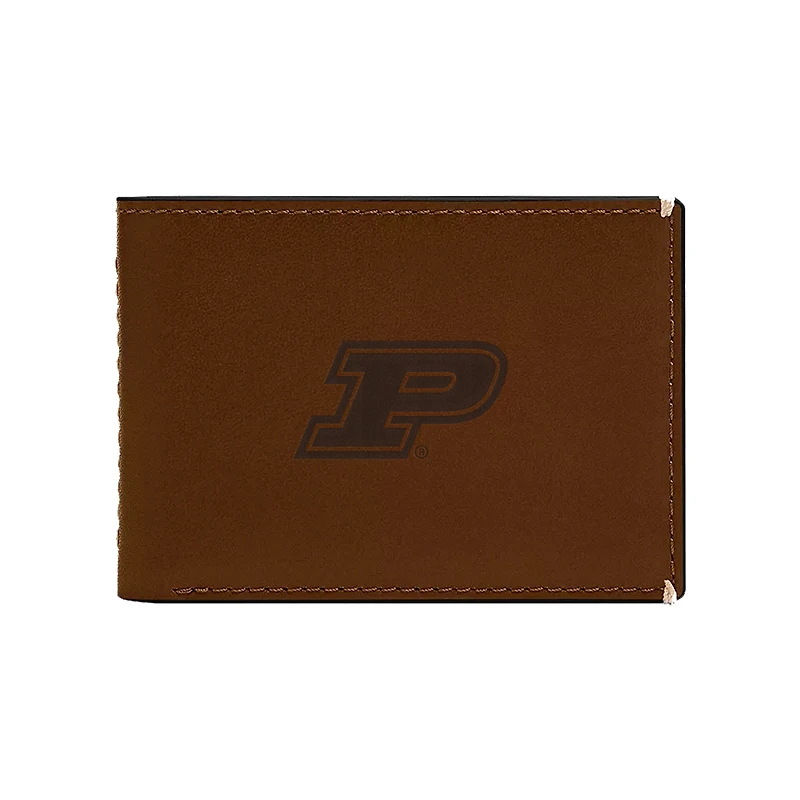 Fossil  Purdue Boilermakers Westover Leather Front Pocket Wallet