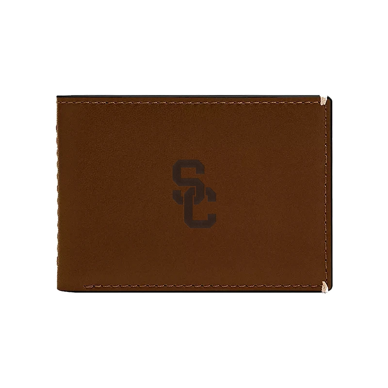 Fossil USC Trojans Westover Leather Front Pocket Wallet