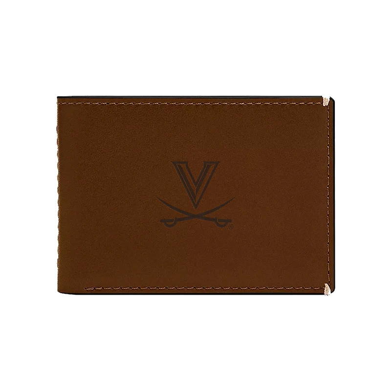 Fossil Virginia Cavaliers Westover Leather Front Pocket Wallet
