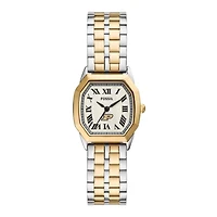 Fossil  Purdue Boilermakers Harlow Three-Hand Two-Tone Stainless Steel Watch