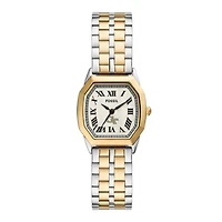Fossil  Georgia Tech Yellow Jackets Harlow Three-Hand Two-Tone Stainless Steel Watch