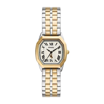 Fossil  Wyoming Cowboys Harlow Three-Hand Two-Tone Stainless Steel Watch