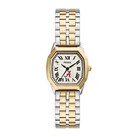 Fossil  Alabama Crimson Tide Harlow Three-Hand Two-Tone Stainless Steel Watch