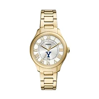 Fossil  Yale Bulldogs Gilmore Gold Stainless Steel Watch
