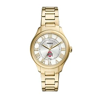 Fossil  Ohio State Buckeyes Gilmore Gold Stainless Steel Watch