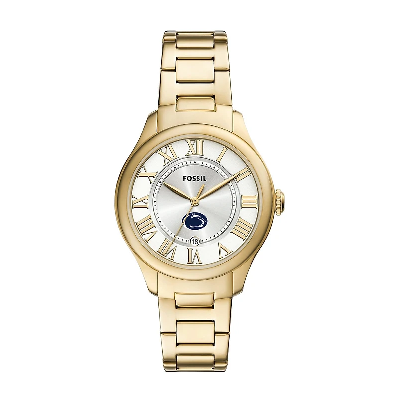 Fossil  Penn State Nittany Lions Gilmore Gold Stainless Steel Watch