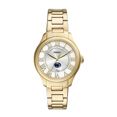 Fossil Penn State Nittany Lions Gilmore Gold Stainless Steel Watch