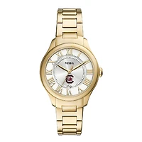 Fossil  South Carolina Gamecocks Gilmore Gold Stainless Steel Watch