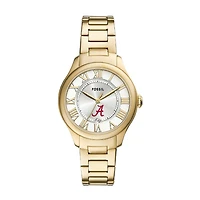 Fossil  Alabama Crimson Tide Gilmore Gold Stainless Steel Watch