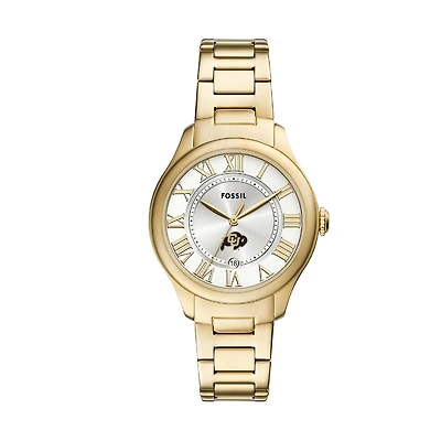 Fossil Colorado Buffaloes Gilmore Gold Stainless Steel Watch