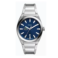 Fossil  Florida Gators Everett Three-Hand Date Stainless Steel Watch