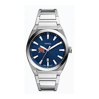 Fossil  Maryland Terrapins Everett Three-Hand Date Stainless Steel Watch