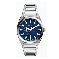 Fossil  Florida State Seminoles Everett Three-Hand Date Stainless Steel Watch