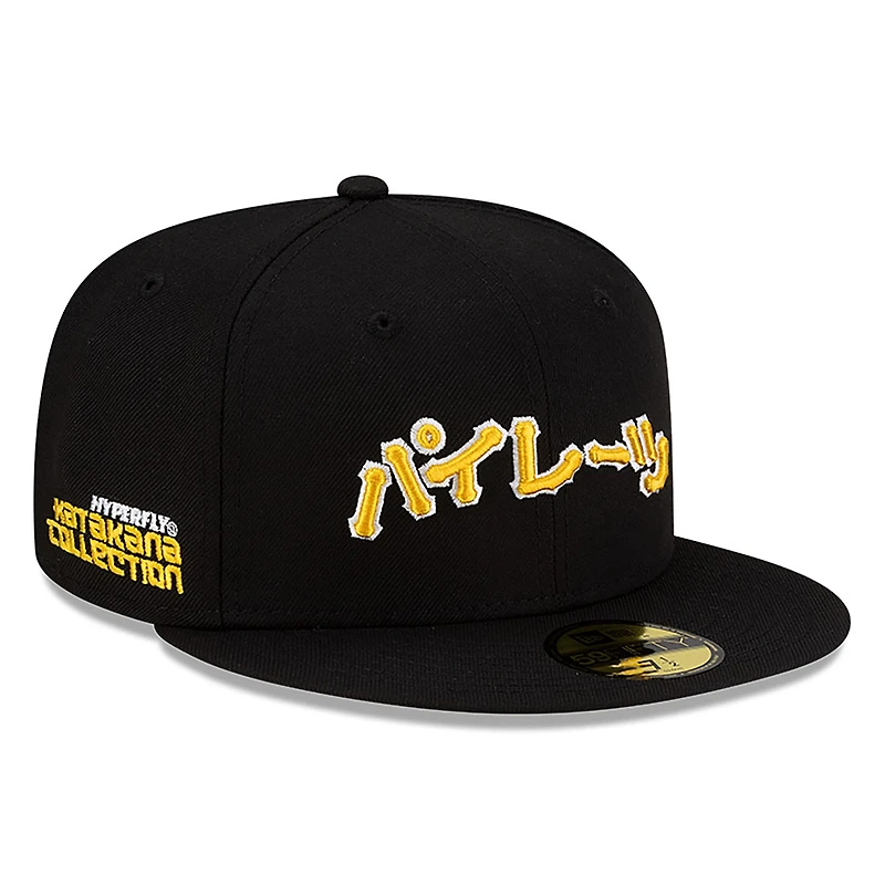 Men's New Era x Hyperfly Black Pittsburgh Pirates 59FIFTY Fitted Hat