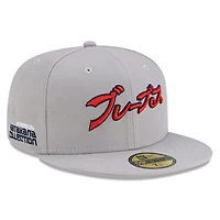 Men's New Era x Hyperfly Gray Atlanta Braves 59FIFTY Fitted Hat