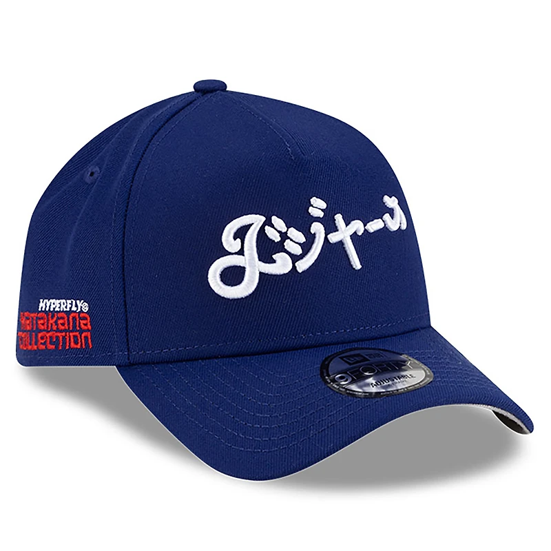 Men's New Era x Hyperfly Royal Los Angeles Dodgers A-Frame 9FORTY Adjustable Hat