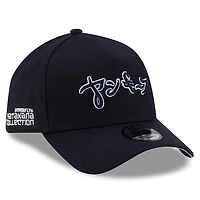 Men's New Era x Hyperfly Navy New York Yankees A-Frame 9FORTY Adjustable Hat