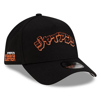 Men's New Era x Hyperfly Black San Francisco Giants A-Frame 9FORTY Adjustable Hat