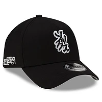 Men's New Era x Hyperfly Black Chicago White Sox A-Frame 9FORTY Adjustable Hat