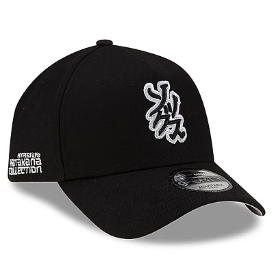 Men's New Era x Hyperfly Black Chicago White Sox A-Frame 9FORTY Adjustable Hat