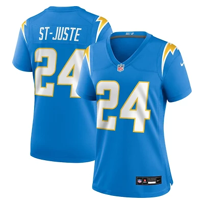 Women's Nike Benjamin St-Juste  Powder Blue Los Angeles Chargers Team Game Jersey
