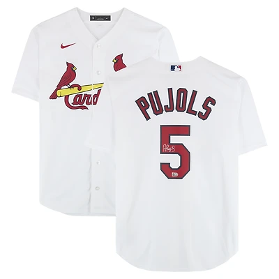 Albert Pujols St. Louis Cardinals Autographed White Nike Replica Jersey