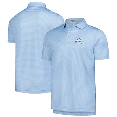 Men's Peter Millar  Blue Truist Championship Vega Performance Jersey Polo