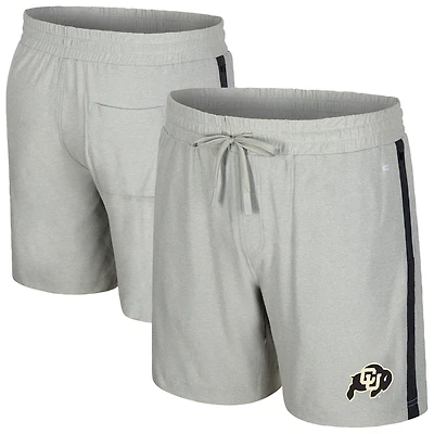 Men's Colosseum Gray Colorado Buffaloes Mac Shorts