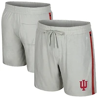 Men's Colosseum Gray Indiana Hoosiers Mac Shorts