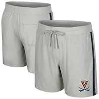 Men's Colosseum Gray Virginia Cavaliers Mac Shorts