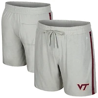 Men's Colosseum Gray Virginia Tech Hokies Mac Shorts