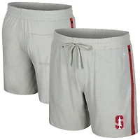 Men's Colosseum Gray Stanford Cardinal Mac Shorts