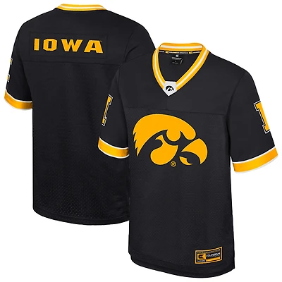 Men's Colosseum  Black Iowa Hawkeyes Nothing But The Hits Football Jersey