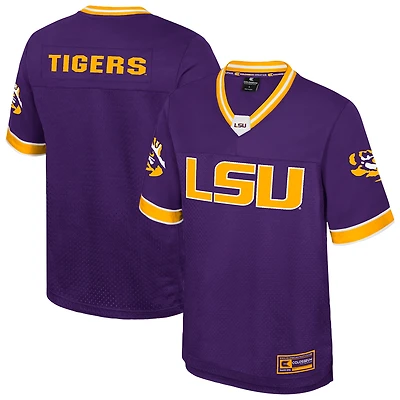 Men's Colosseum  Purple LSU Tigers Nothing But The Hits Football Jersey