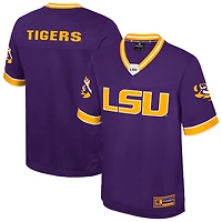 Men's Colosseum  Purple LSU Tigers Nothing But The Hits Football Jersey