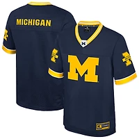 Men's Colosseum  Navy Michigan Wolverines Nothing But The Hits Football Jersey