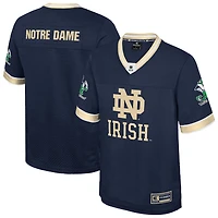 Men's Colosseum  Navy Notre Dame Fighting Irish Nothing But The Hits Football Jersey