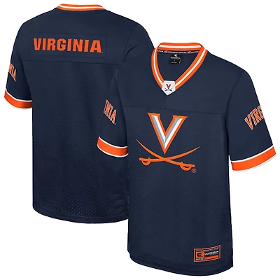 Men's Colosseum  Navy Virginia Cavaliers Nothing But The Hits Football Jersey
