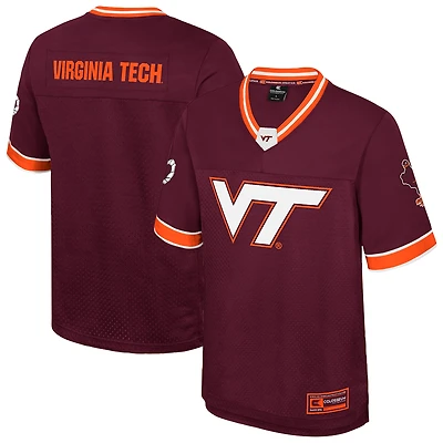 Men's Colosseum  Maroon Virginia Tech Hokies Nothing But The Hits Football Jersey
