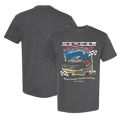 Women's Girl Tribe Co. Gray NASCAR Racer T-Shirt