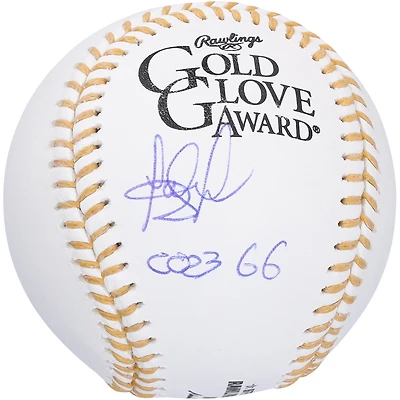 Fernando Tatis Jr. San Diego Padres Autographed Gold Glove Logo Baseball with "2023 GG" Inscription