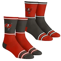 Youth Rock Em Socks  Tampa Bay Buccaneers 2-Pack Color Block Crew Socks Set
